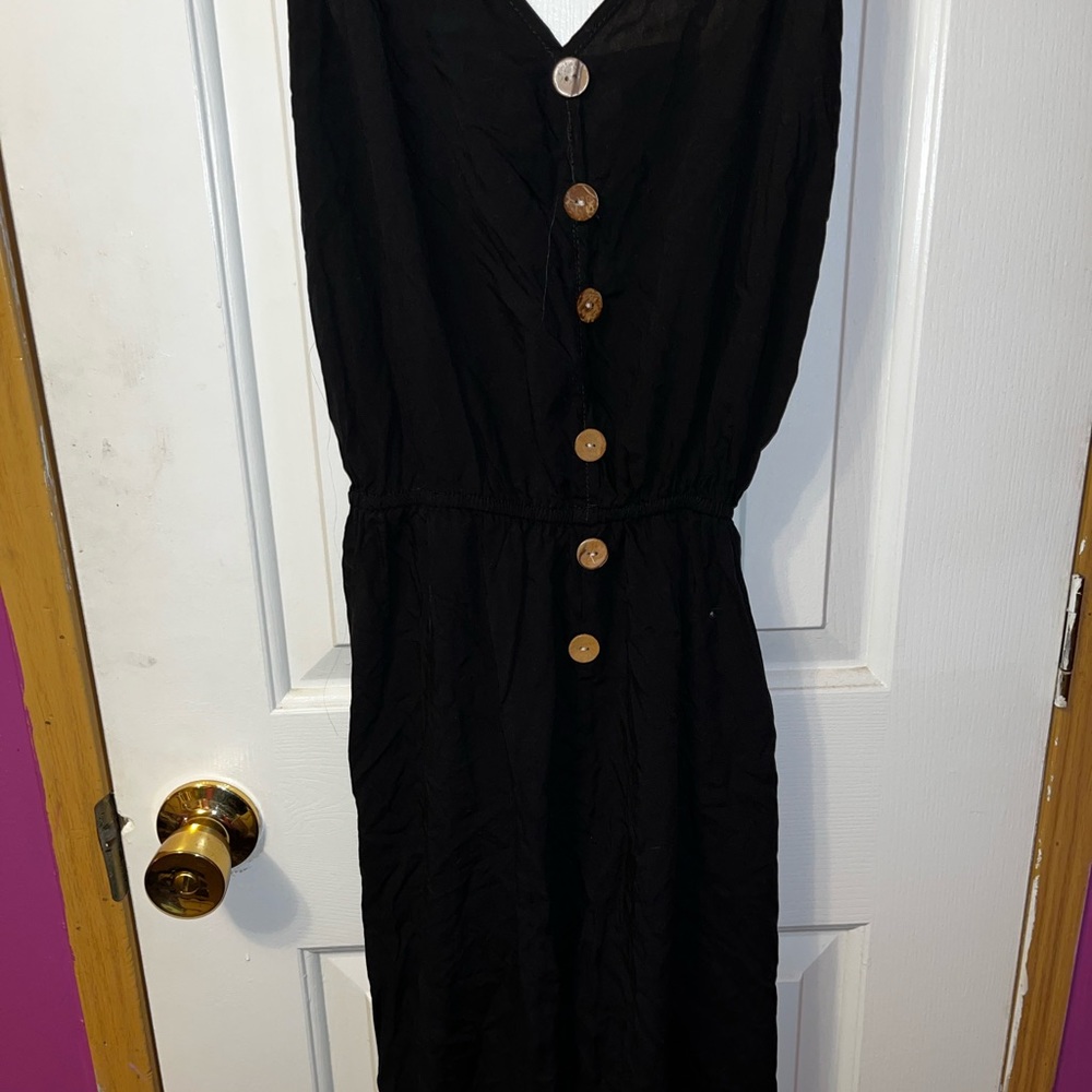 Spaghetti Strap Long Romper